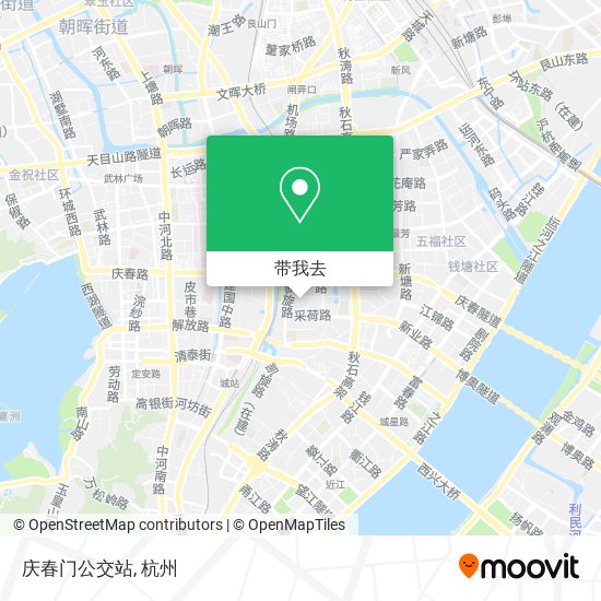 庆春门公交站地图