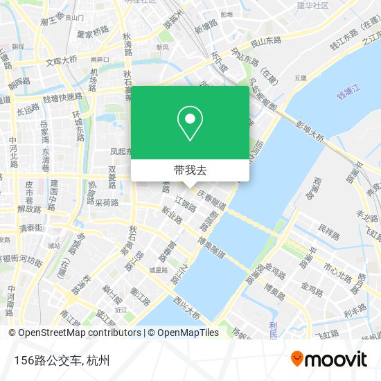 156路公交车地图