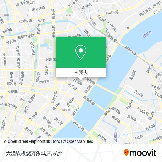 大渔铁板烧万象城店地图