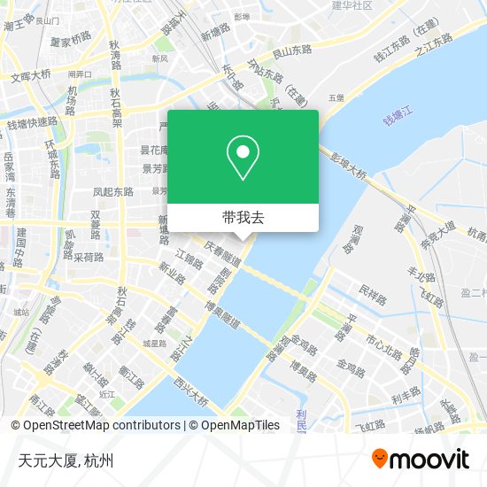 天元大厦地图