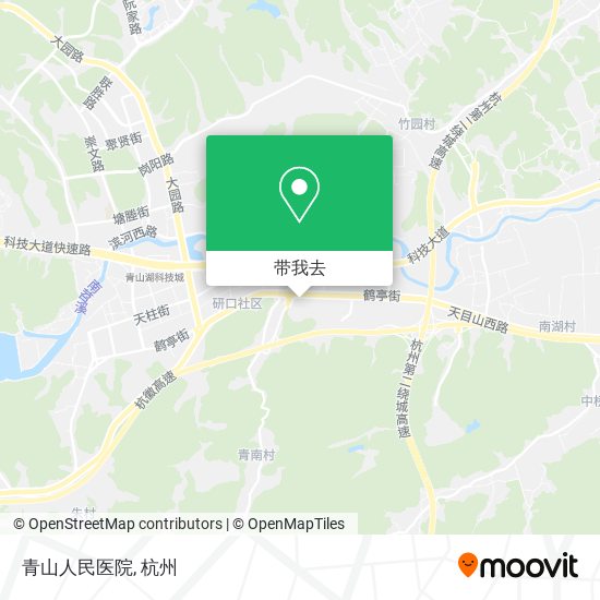 青山人民医院地图