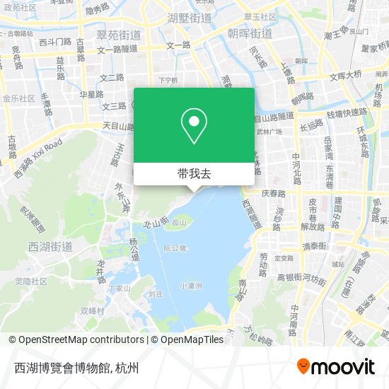 西湖博覽會博物館地图