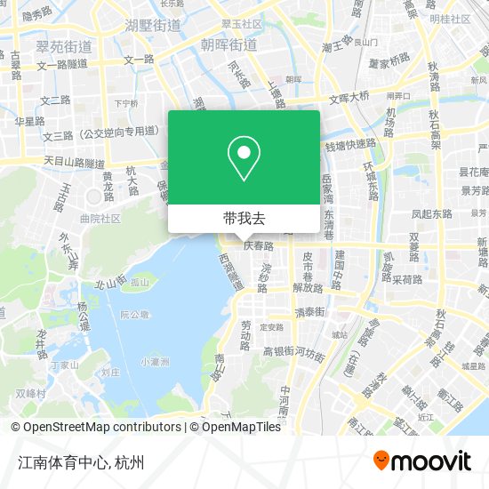 江南体育中心地图