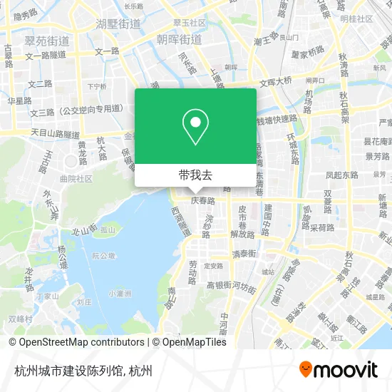 杭州城市建设陈列馆地图