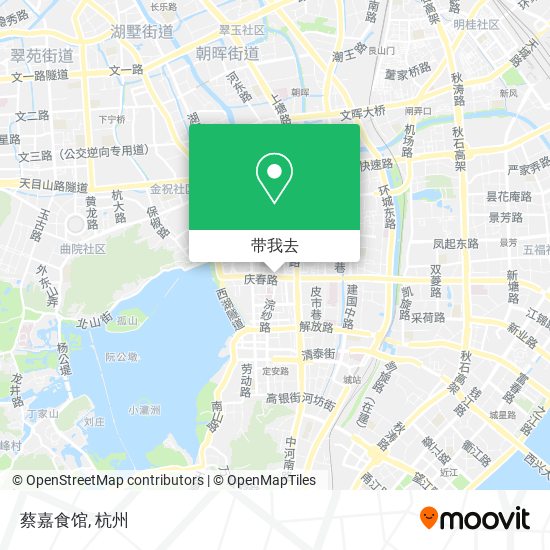 蔡嘉食馆地图
