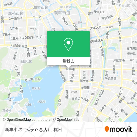 新丰小吃（延安路总店）地图