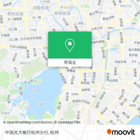 中国光大银行杭州分行地图