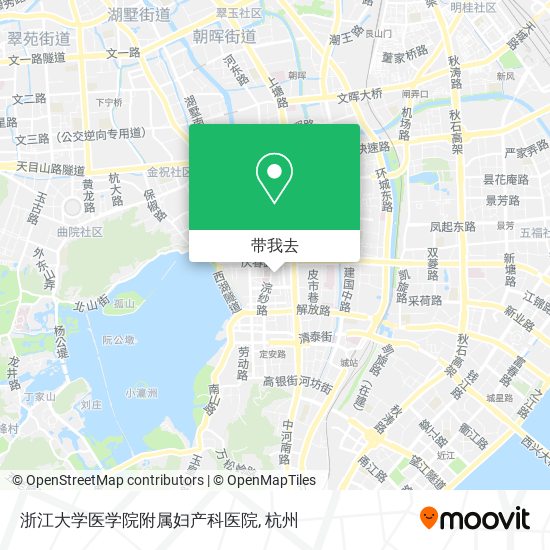 浙江大学医学院附属妇产科医院地图