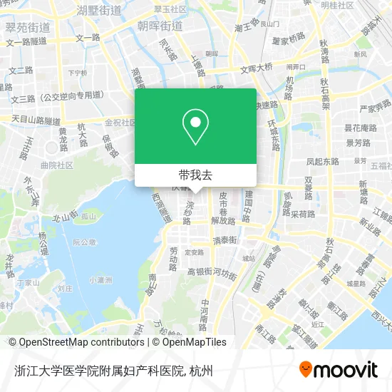 浙江大学医学院附属妇产科医院地图