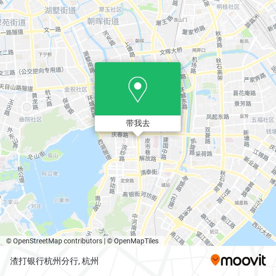 渣打银行杭州分行地图