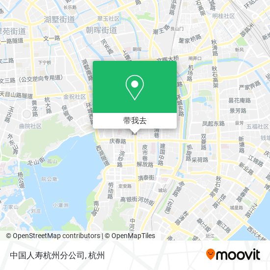 中国人寿杭州分公司地图