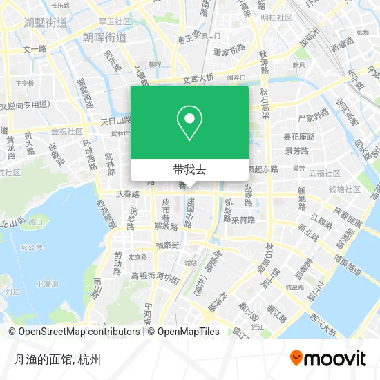 舟渔的面馆地图