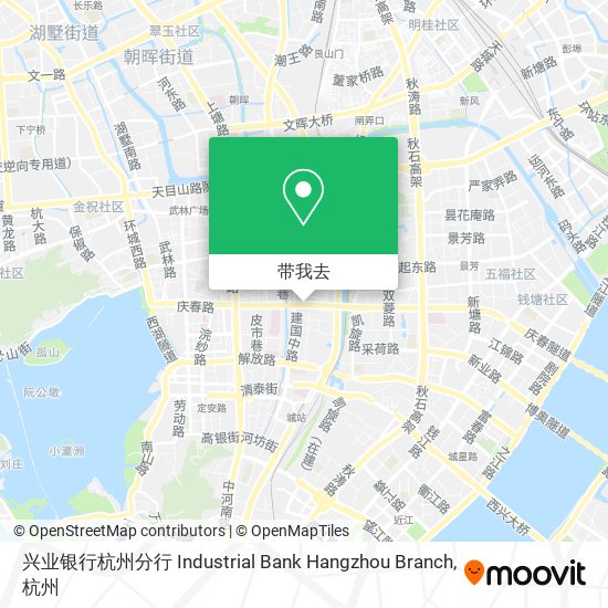 兴业银行杭州分行 Industrial Bank Hangzhou Branch地图