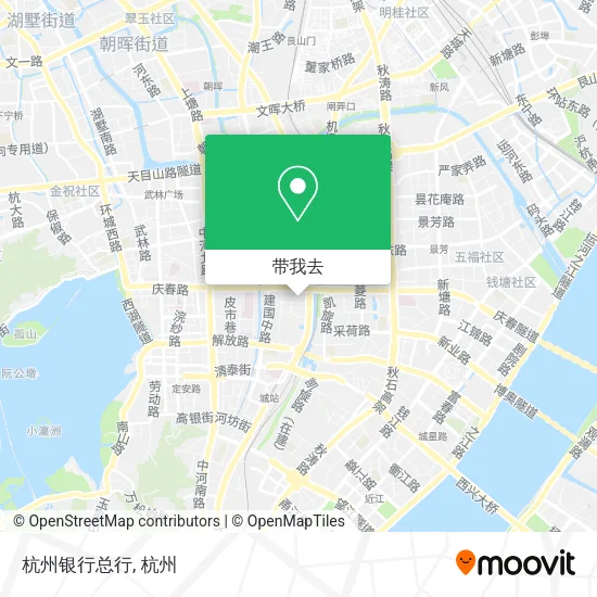 杭州银行总行地图
