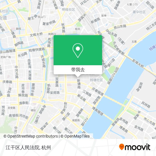 江干区人民法院地图