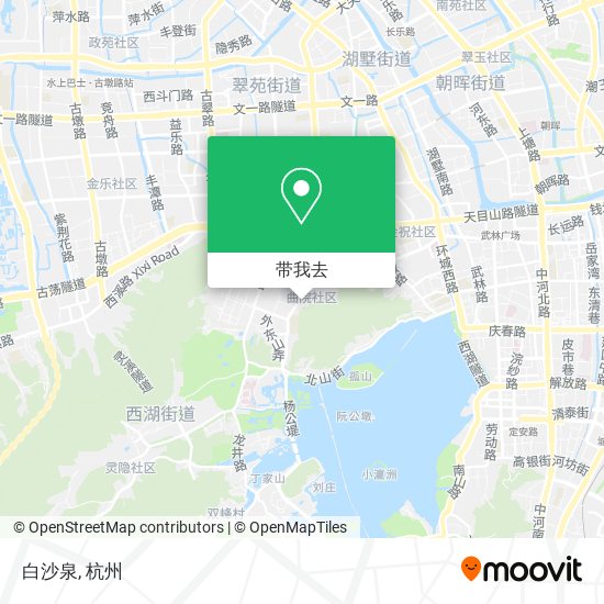 白沙泉地图