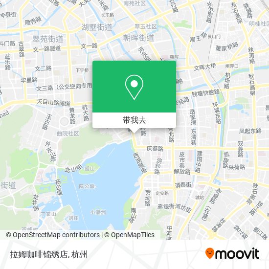 拉姆咖啡锦绣店地图