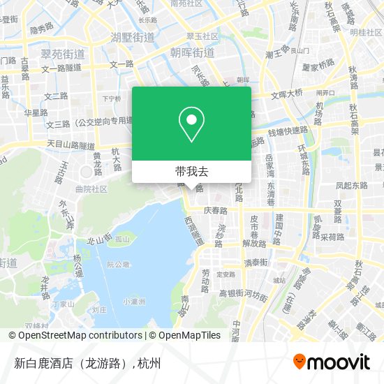 新白鹿酒店（龙游路）地图