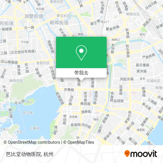 芭比堂动物医院地图