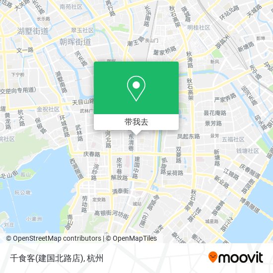 千食客(建国北路店)地图