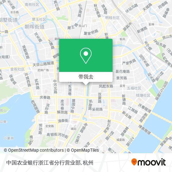 中国农业银行浙江省分行营业部地图