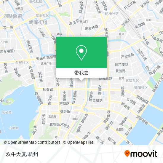 双牛大厦地图