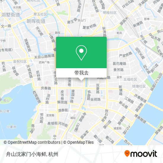 舟山沈家门小海鲜地图