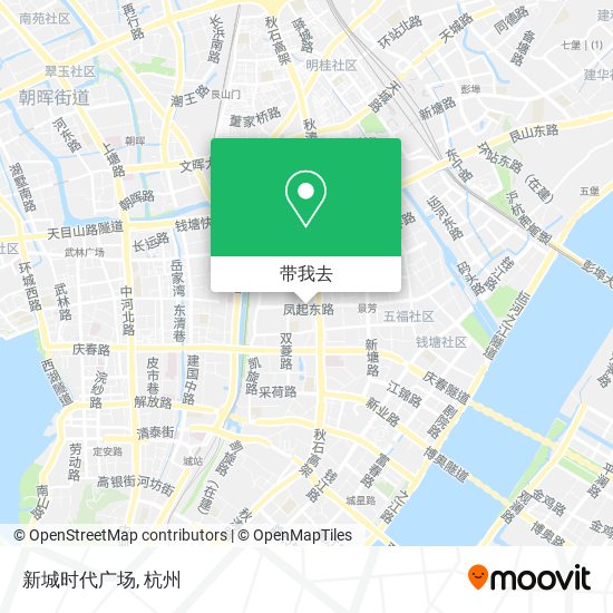 新城时代广场地图