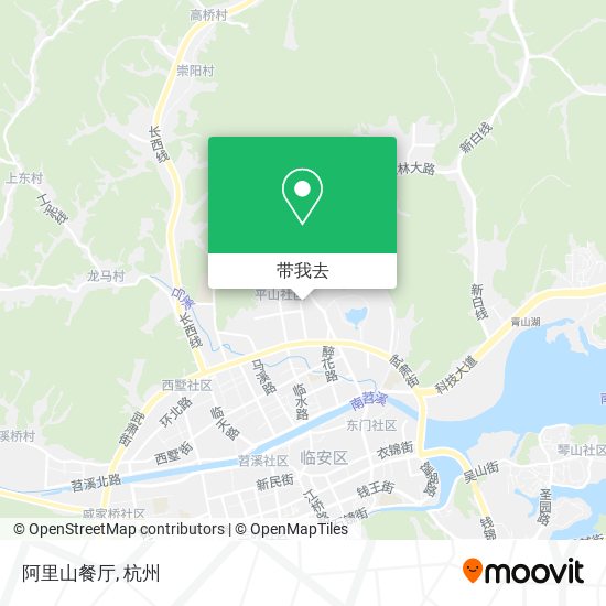 阿里山餐厅地图