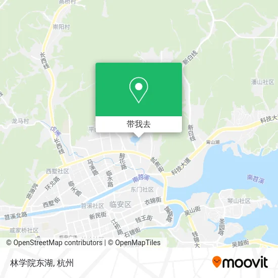 林学院东湖地图