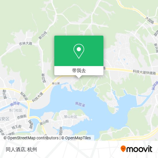 同人酒店地图
