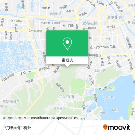 杭味面馆地图