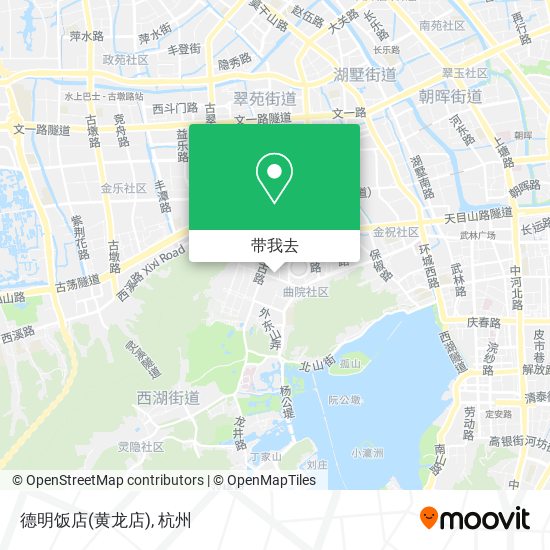 德明饭店(黄龙店)地图