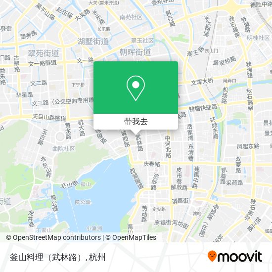 釜山料理（武林路）地图
