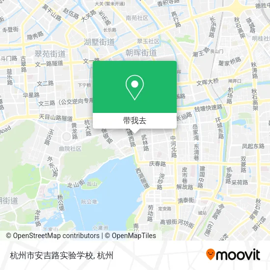 杭州市安吉路实验学校地图