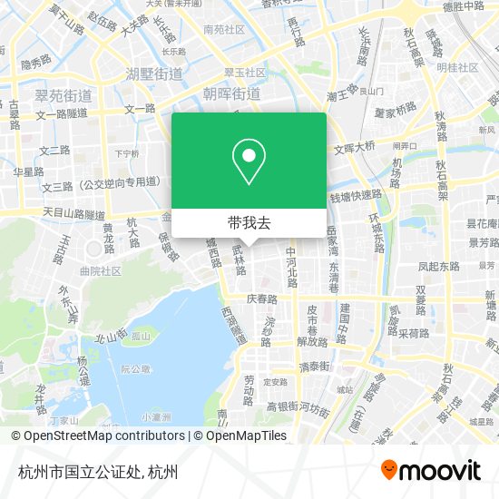 杭州市国立公证处地图