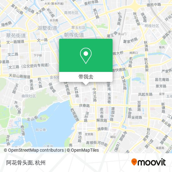 阿花骨头面地图