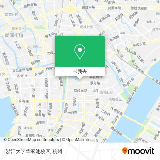 浙江大学华家池校区地图