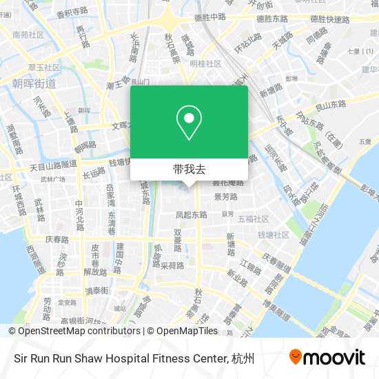 Sir Run Run Shaw Hospital Fitness Center地图