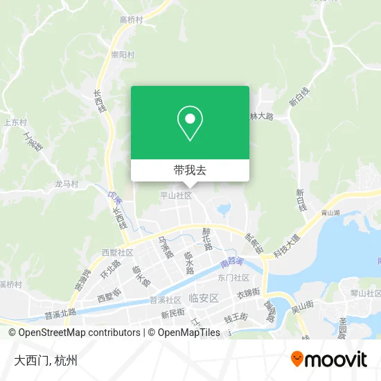 大西门地图