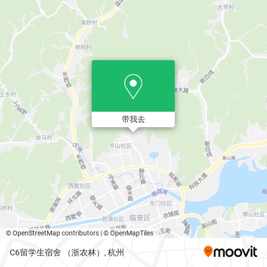 C6留学生宿舍 （浙农林）地图