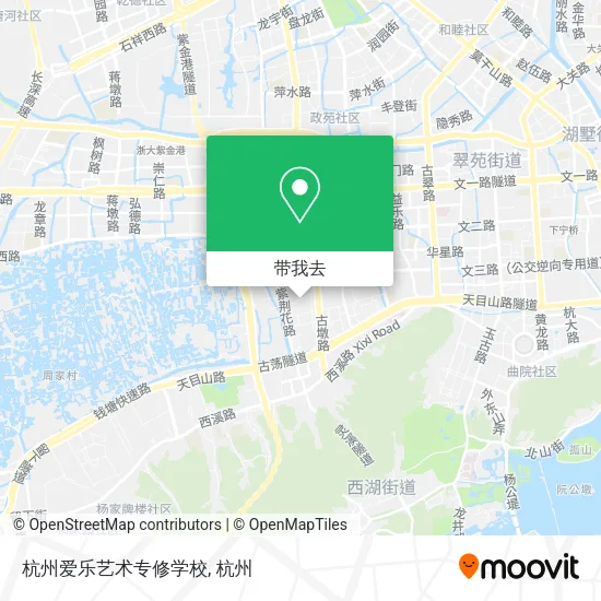 杭州爱乐艺术专修学校地图