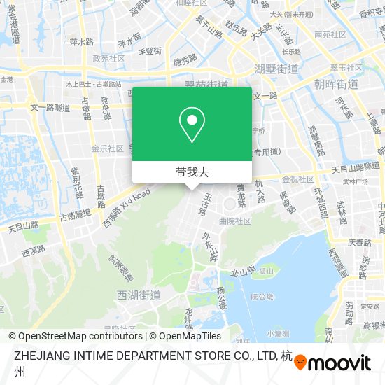 ZHEJIANG INTIME DEPARTMENT STORE CO., LTD地图