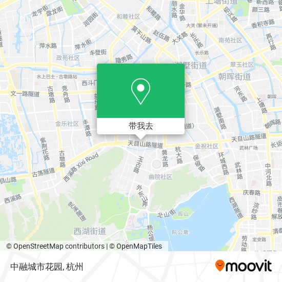 中融城市花园地图