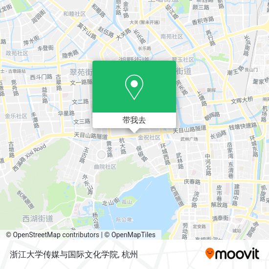 浙江大学传媒与国际文化学院地图