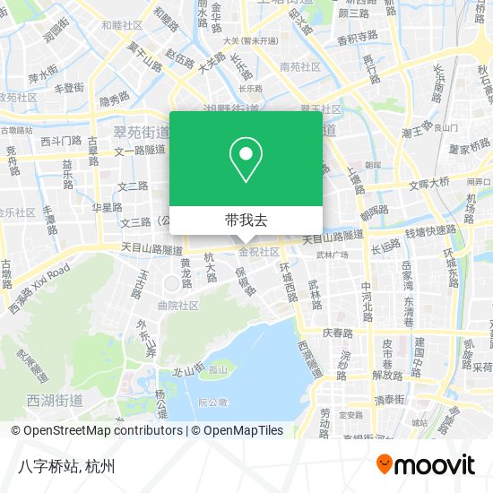 八字桥站地图