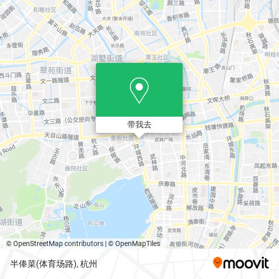 半俸菜(体育场路)地图