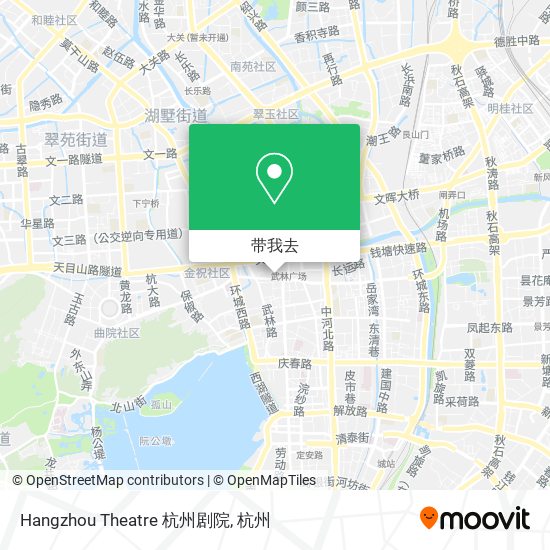 Hangzhou Theatre 杭州剧院地图