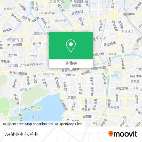 A+健身中心地图