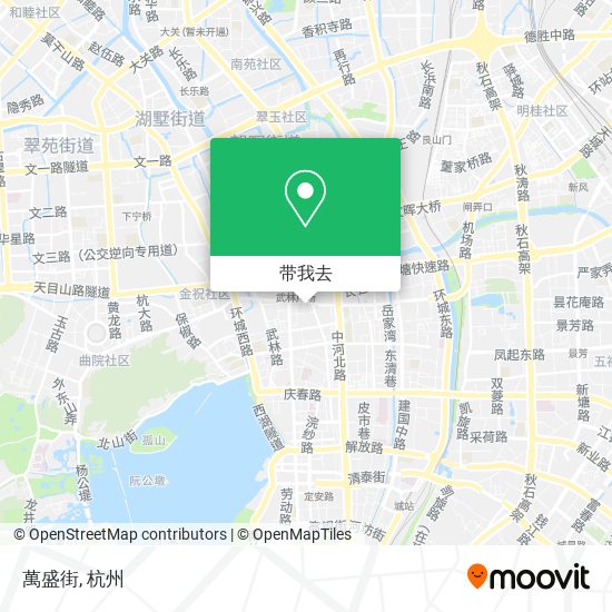萬盛街地图